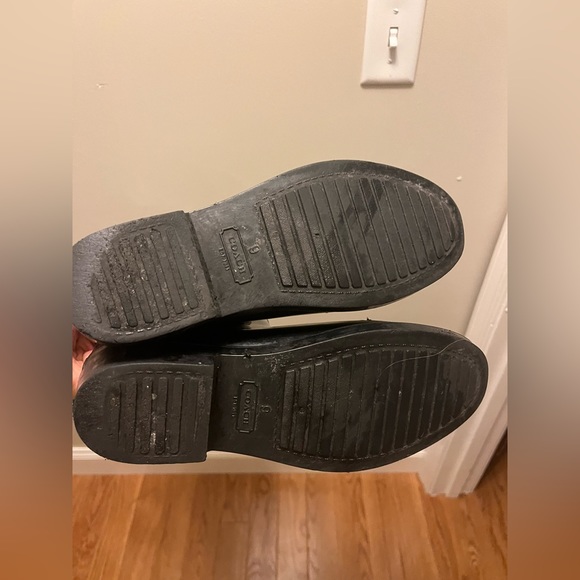 Coach rain boots with gold hardware - Picture 6 of 7